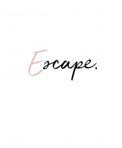 Escape Poster - Pink