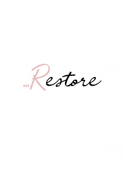 Restore Poster - Pink