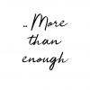 Enough Poster