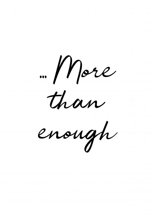 Enough Poster