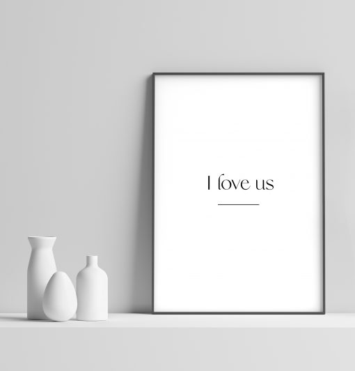 I Love Us Poster