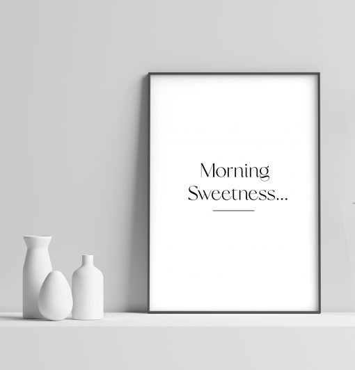 Morning Sweetness Poster